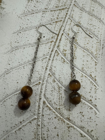 Cercei Ochi de Tigru - Cm169 - forta interioara si incredere [2]