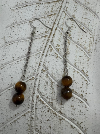 Cercei Ochi de Tigru - Cm169 - forta interioara si incredere [1]