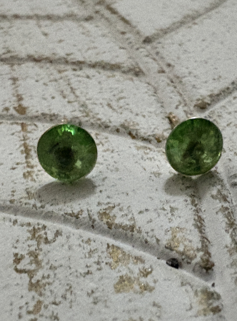 Cercei Peridot Rivoli Preciosa Swarovski – Argint 925 [1]