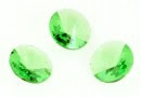 Cercei Peridot Unfoiled Rivoli Preciosa Swarovski – Oțel Inoxidabil