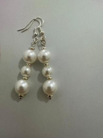 Cercei Perle & Turmalină Neagră – Eleganță și Protecție Energetică [2]