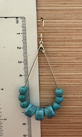 Cercei Turcoaz Design Geometric [3]