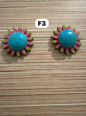 cercei-turcoaz-floare-lemn-multicolora-protectie-calm [3]