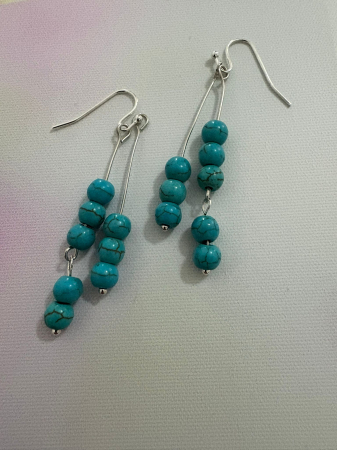 5. Chakra Laringelui, Gâtului - Centrul Comunicarii – Vishuddha - Cercei turcoaz  – simplitate și protecție                                                                        