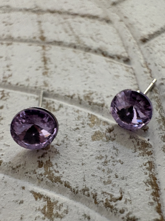Cercei Violet Rivoli Preciosa Swarovski – Argint 925 [1]