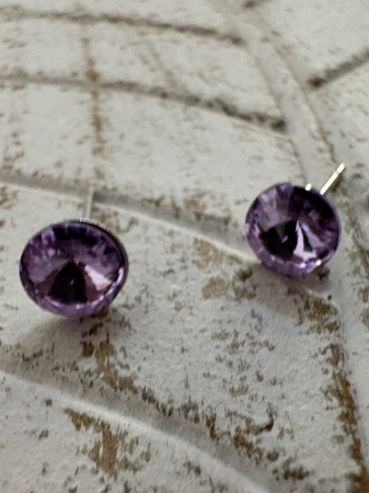 Cercei Violet Rivoli Preciosa Swarovski – Argint 925 [2]