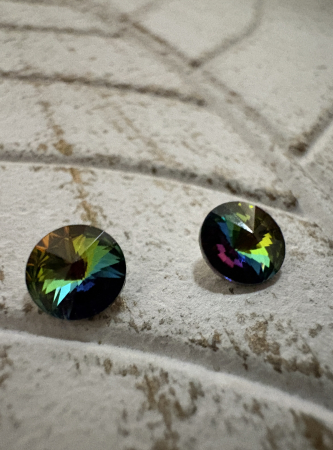 Multicolor - Cercei Vitrail Medium Rivoli Preciosa Swarovski – Oțel Inoxidabil