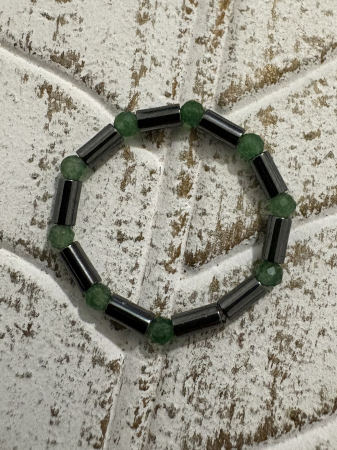 Hematit - Inel Aventurin