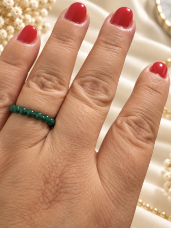 Inele elastice - inel-fin-jad-verde-prosperitate-noroc-armonie