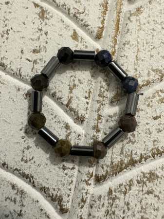 Inel Hematit și Turmalină [1]