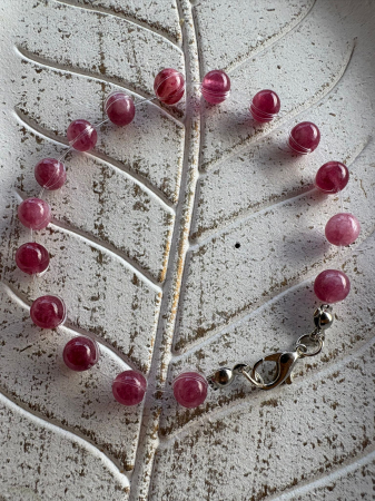 Set Brățară & Colier Plutitor din Lepidolit – Calm, Echilibru Emoțional & Eleganță Minimalistă [1]