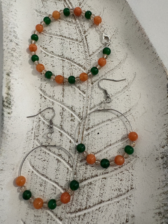 set cercei bratara jad aventurin [2]