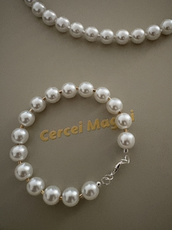 set perle argint cercei magici [1]