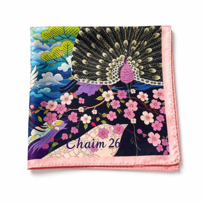 Eșarfă Mătase Naturală 50x50 - Zen Chaim | Colecție Lux Chaim 26 [3]