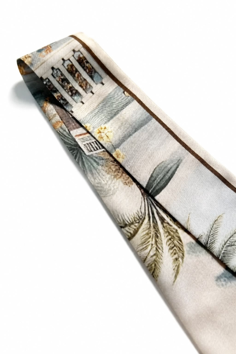 Esarfa twilly din matase naturala 6 x120 cm Chaim Exotic [3]