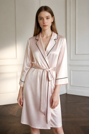 Women - Halat Dream Robe din mătase 100% naturală Mulberry 19 mm