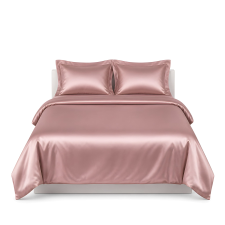 Silk Home Essentials - Set lenjerie de pat din mătase 100 % naturală Mulberry 25 mm