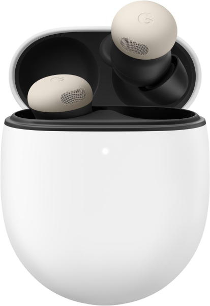 Casti In-Ear Google Pixel Buds Pro 2, True Wireless, ANC, Google AI, Bluetooth, Microfon, Fast Pair, IPX4, Autonomie 34 ore, Porcelain [1]