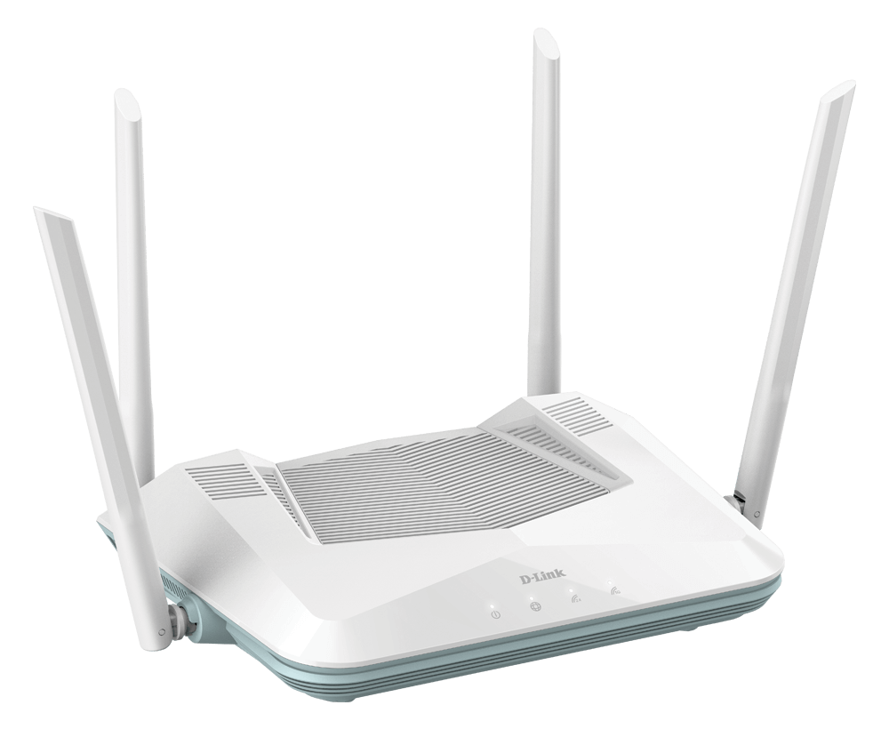 D-LINK AX3200 Smart Router Dual-Band R32, Interfata: 4 x 10/100/1000, 1 x WAN GB, Standarde wireless: IEEE 802.11ax/ac/n/g/b/k/v/a/h, IEEE 802.3u/ab, 4 x antene externe, viteza wireless: 2.4 GHz Up to [3]