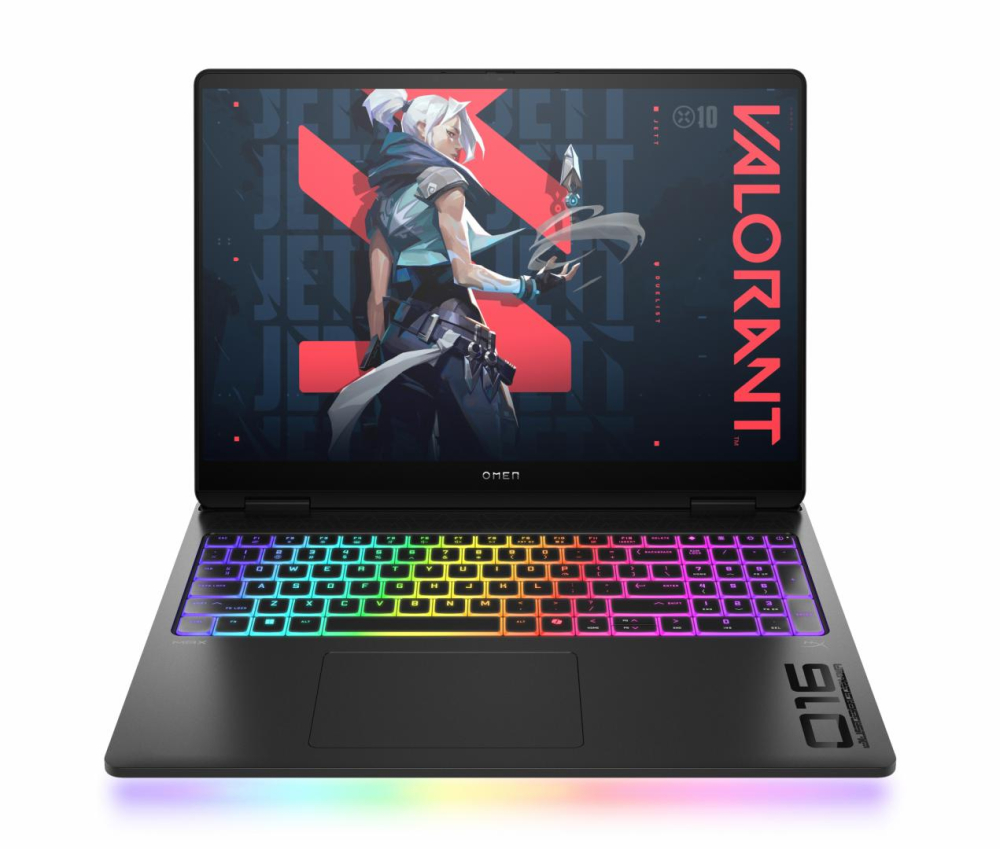 Laptop HP OMEN 16-ah0007nn cu procesor Intel Core U7-255HX 20-Core (2.4GHz, up to 5.2GHz, 30MB), 16.0 inch WQXGA, NVIDIA GeForce RTX 5080 16GB, 32GB DDR5, SSD, 1TB PCIe Gen4 NVMe, Free DOS, Shadow Bla [1]