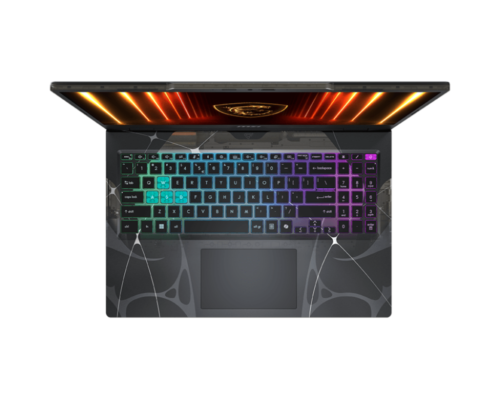 Laptop MSI Gaming Cyborg 15 B13WFKG-612XRO, 15.6" FHD (1920x1080), 144Hz, IPS-Level, Intel Core i7-13620H, 10C (6P + 4E) / 16T, P-core 2.4 / 4.9GHz, E-core 1.8 / 3.6GHz, 24MB, video dedicat NVIDI [2]