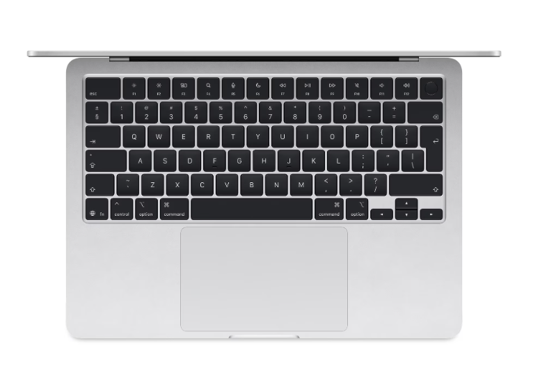 MacBook Air 13.6" Retina/Apple M4 (CPU 10-core, GPU 10-core, Neural Engine16-core)/16GB/512GB - Silver - INT KB (2025) 35W USBâ€‘C [2]