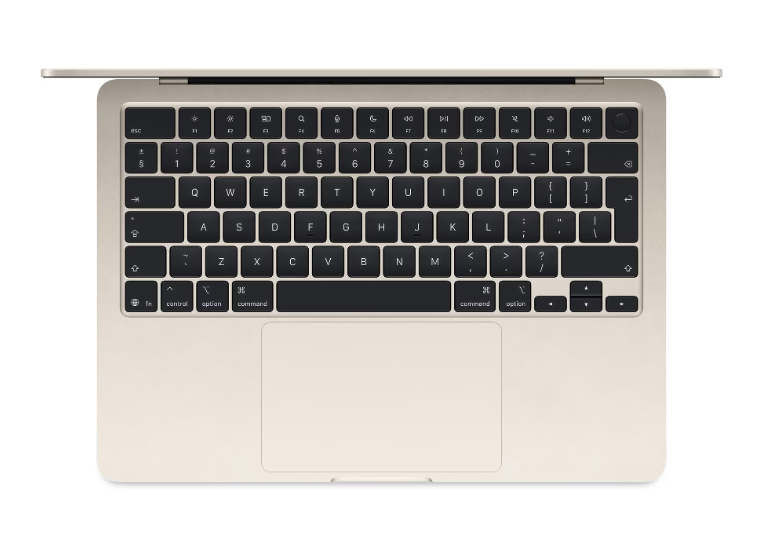 MacBook Air 13.6" Retina/Apple M4 (CPU 10-core, GPU 10-core, Neural Engine16-core)/24GB/512GB - Starlight - INT KB (2025) [2]
