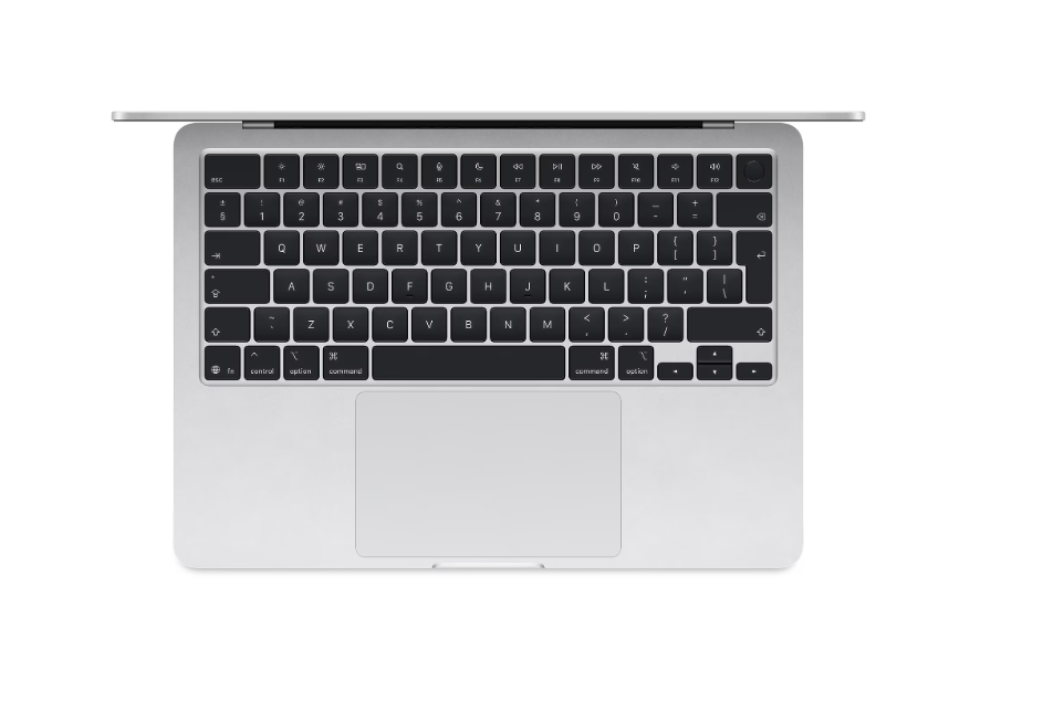 MacBook Air 13.6" Retina/Apple M4 (CPU 10-core, GPU 8-core, Neural Engine16-core)/16GB/256GB - Silver - INT KB (2025) 30W USBâ€‘C [2]