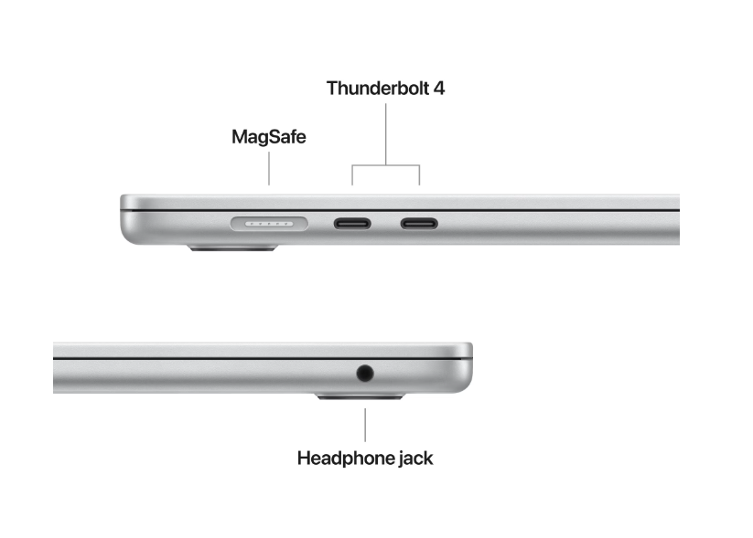 MacBook Air 15.3" Retina/Apple M4 (CPU 10-core, GPU 10-core, Neural Engine16-core)/16GB/512GB - Silver - INT KB (2025) [3]