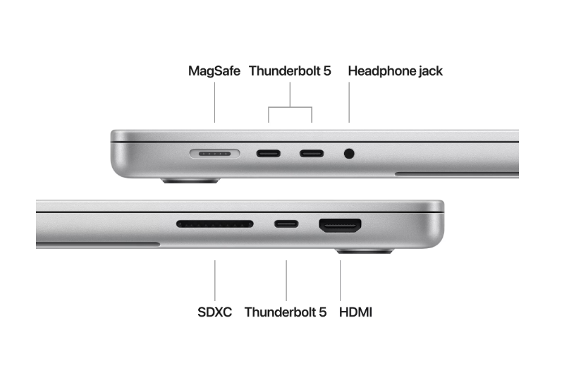 MacBook Pro 16.2"/Apple M4 Max (CPU 14-core, GPU 32-core, Neural Engine 16-core)/36GB/1TB - Silver - INT KB [3]