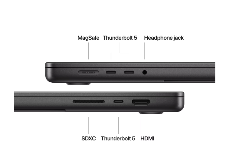 MacBook Pro 16.2"/Apple M4 Pro (CPU 14-core, GPU 20-core, Neural Engine 16-core)/48GB/512GB - Space Black - INT KB [4]