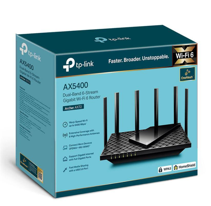Router wireless TP-LINK Gigabit Archer AX72, AX5400, WiFi 6, Dual-Band [3]