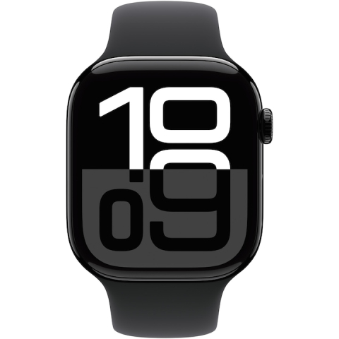 Apple Watch 10 GPS Carcasa Jet Black Aluminium Case 46mm Black Sport Band  SM [3]