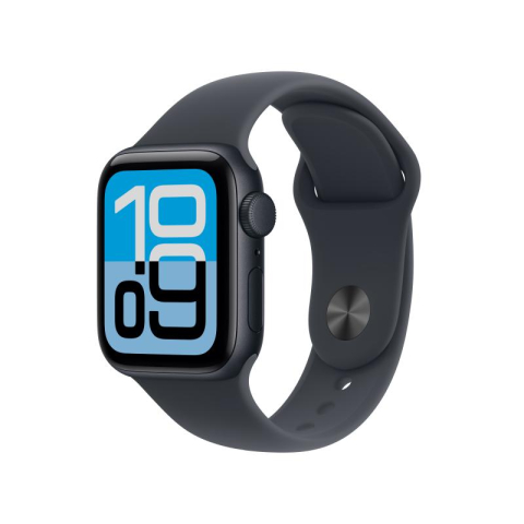 Smartwatch, bratara fitness - Apple Watch SE 3&nbsp;GPS 40mm&nbsp;Midnight Aluminium Case with Midnight Sport Band - M/L