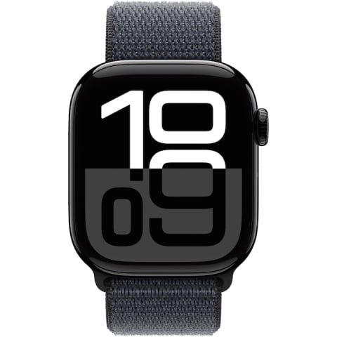 Apple Watch Series 10 GPS 42mm Jet Black Aluminium 42mm Ink Sport Loop [4]