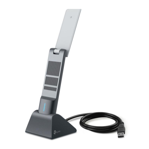 PC, Periferice & Software - AX3000 High Gain Dual Band Wi-Fi 6 USB Adapter SPEED: 2402 Mbps at 5 GHz + 574 Mbps at 2.4 GHz SPEC: High Gain External Antennas, USB 3.0, Cradle with Extension Cable FEATURE: MU-MIMO, OFDMA, HE160, W