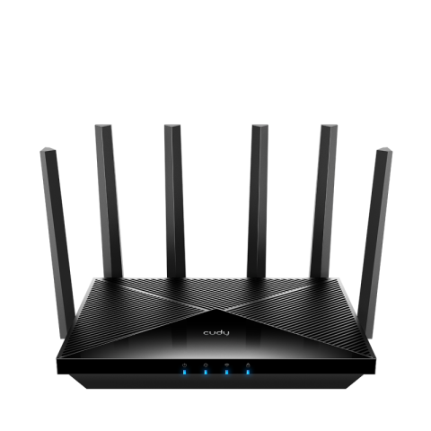 PC, Periferice & Software - CUDY BE11000 Full 2.5G Tri-Band Wi-Fi 7 Mesh Router, Chipset Qualcomm, 802.11be/ax/ac/a/b/g/n, 5764Mbps at 6GHz + 4320 Mbps at 5GHz + 688Mbps at 2.4GHz, 4 x 2.5Gbps RJ45 Ports, 6 x 5dBi fixed antennas