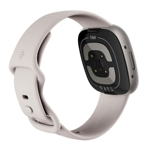Fitbit Sense 2 Lunar White Platinum Aluminum [2]