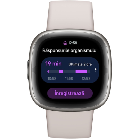 Fitbit Sense 2 Lunar White/Platinum Aluminum [2]