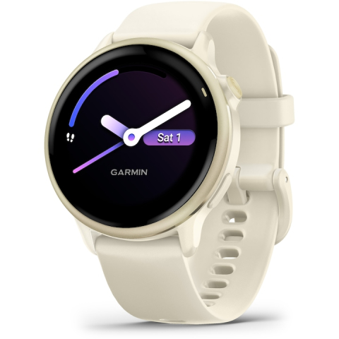Smartwatch, bratara fitness - Garmin vivoactive 6  42mm Lunar Gold