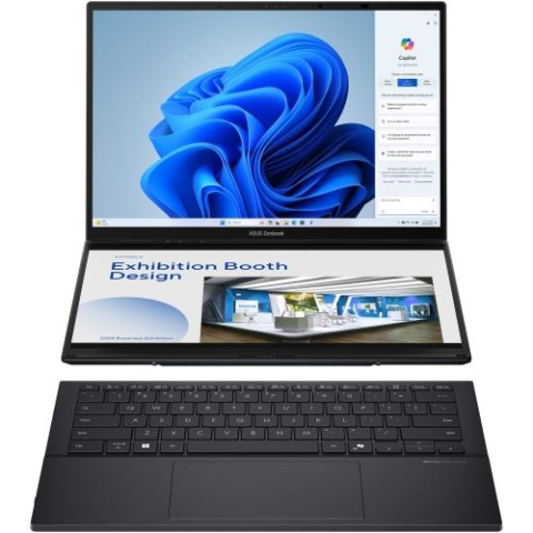 Laptop Asus Zenbook Duo, UX8406CA-QL118X, 14.0-inch, FHD (1920 x 1200)OLED 16:10 aspect ratio, Intel&reg; Core&trade; Ultra 7 Processor 255H (24M Cache,up to 5.10 GHz), 32GB LPDDR5X on board, 1TB M.2  [4]
