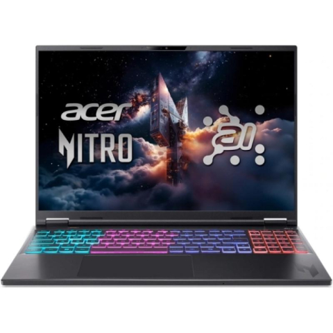 Laptop, Tablete & Telefoane - Laptop Gaming Acer Nitro 16S AI AN16S-61-R1MY, 16 inches (40.64 cm), Acer ComfyView&trade; WUXGA IPS 180Hz display with LED backlight and 100% sRGB (matt), -, 16:10,  AMD Ryzen&trade;AI 7 350 processo
