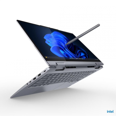 Laptop, Tablete & Telefoane - Laptop Lenovo ThinkBook 14 2-in-1 G5 IAU; 14" WUXGA (1920x1200) IPS 300nits Glossy / Anti-fingerprint, 100% sRGB, Corning&reg; Gorilla&reg; Glass, Touch; Intel&reg; Core Ultra 5 225U, 12C (2P + 8