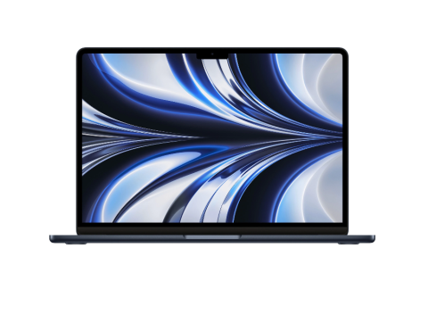 Laptop, Tablete & Telefoane - MacBook Air 13.6" Retina/Apple M2 (CPU 8-core, GPU 8-core, Neural Engine16-core)/16GB/256GB - Midnight - INT KB (2022)
