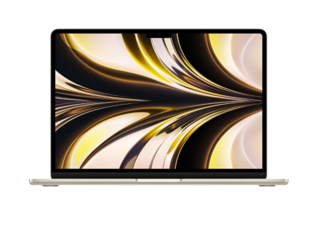 Laptop, Tablete & Telefoane - MacBook Air 13.6" Retina/Apple M2 (CPU 8-core, GPU 8-core, Neural Engine16-core)/16GB/256GB - Starlight - INT KB (2022)
