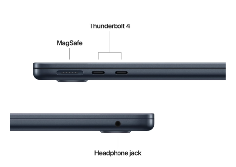 MacBook Air 13.6" Retina/Apple M4 (CPU 10-core, GPU 10-core, Neural Engine16-core)/24GB/512GB - Midnight - INT KB (2025) [2]