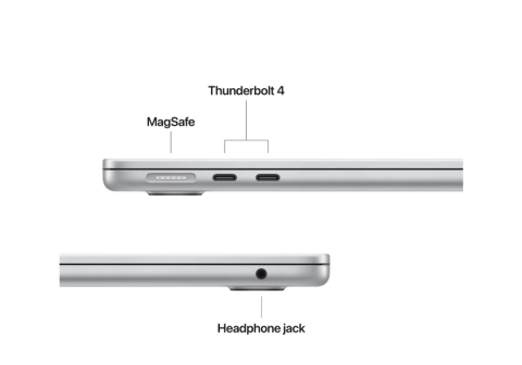 MacBook Air 13.6" Retina/Apple M4 (CPU 10-core, GPU 10-core, Neural Engine16-core)/24GB/512GB - Silver - INT KB (2025) [2]
