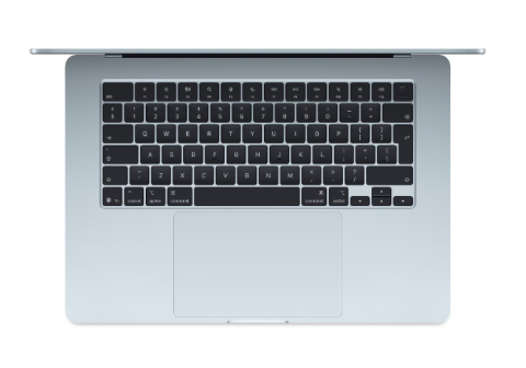 MacBook Air 15.3" Retina/Apple M4 (CPU 10-core, GPU 10-core, Neural Engine16-core)/16GB/256GB - Sky Blue - INT KB (2025) [1]