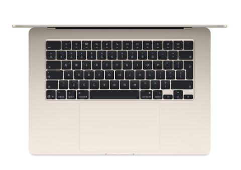 MacBook Air 15.3" Retina/Apple M4 (CPU 10-core, GPU 10-core, Neural Engine16-core)/16GB/512GB - Starlight - INT KB (2025) [2]