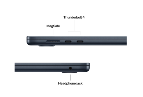 MacBook Air 15.3" Retina/Apple M4 (CPU 10-core, GPU 10-core, Neural Engine16-core)/24GB/512GB - Midnight - INT KB (2025) [2]